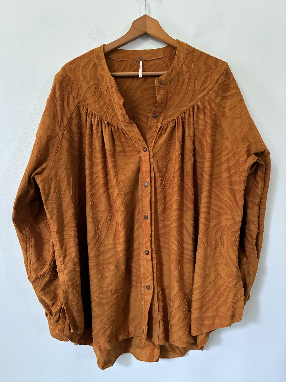 Free People Can't Stop Dreaming Flowy Tunic Top Western - Picture 5 of 11